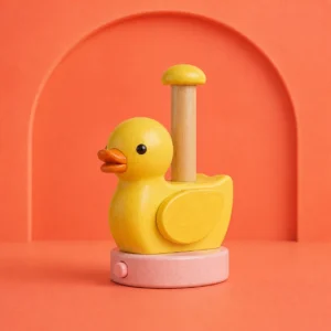 Bunny Hop Wooden Pull Toy